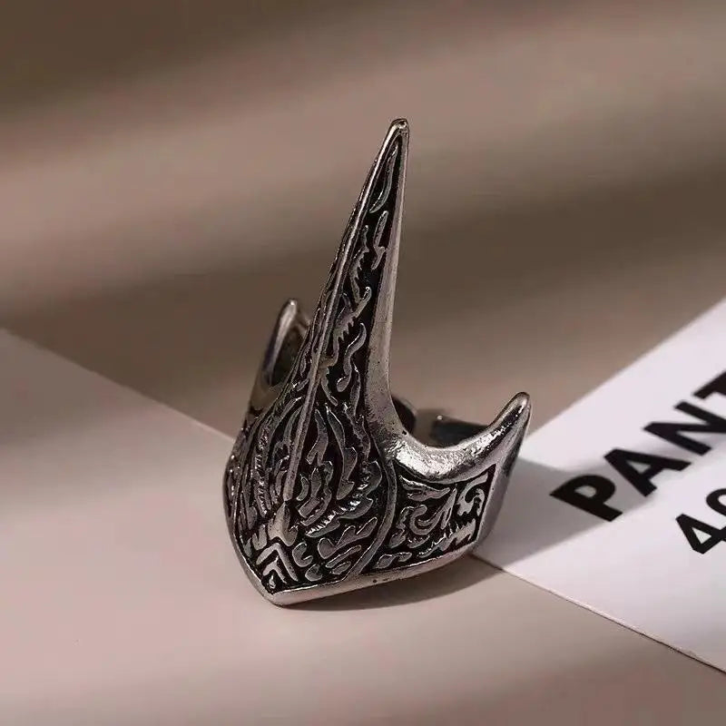 The Raven’s Passage — Adjustable Bird Skull Ring