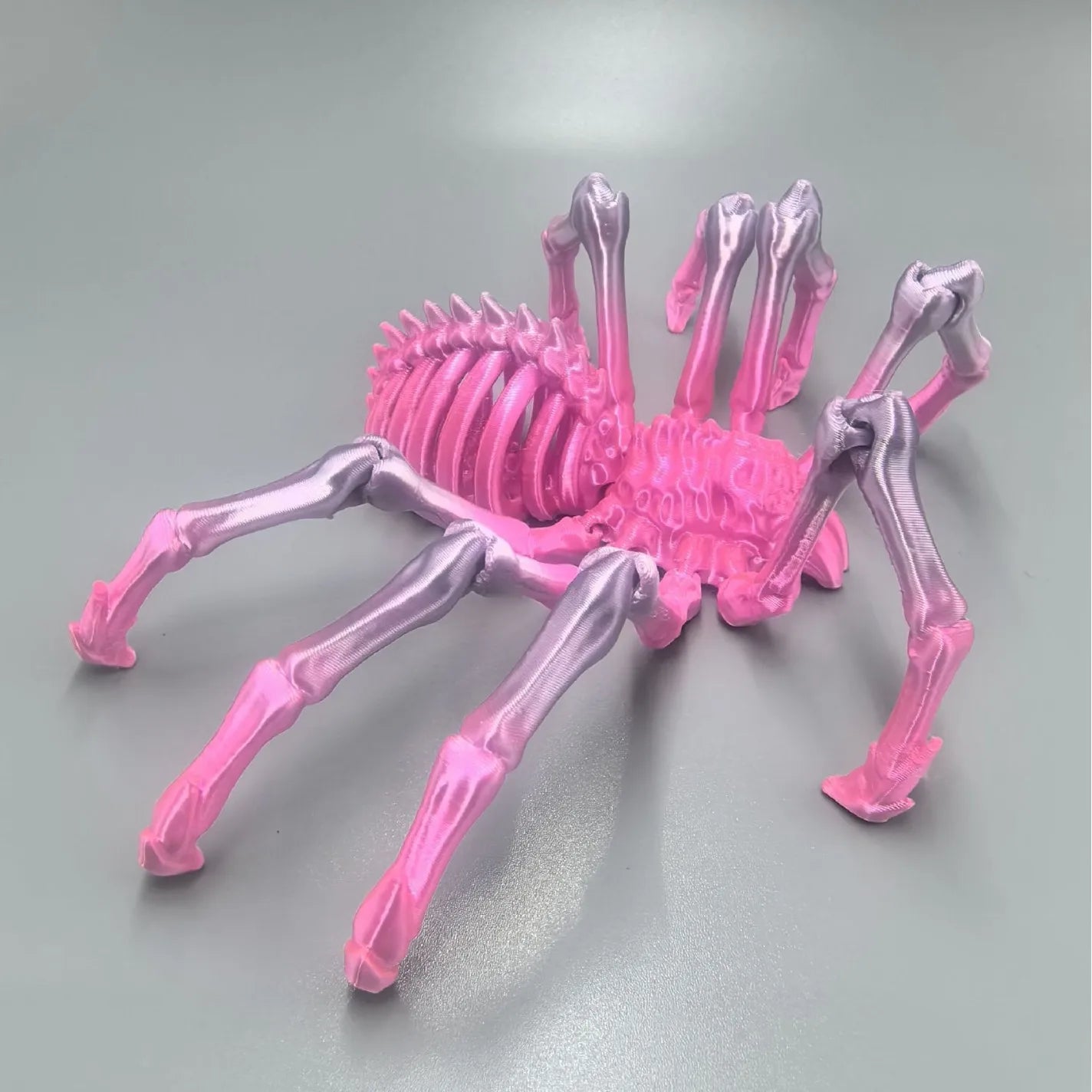 3D - Printed Large Spider Toy Movable Joints Flexible Stretch Design Scary Ornament for Party Deco Home Decor Novelty Toys