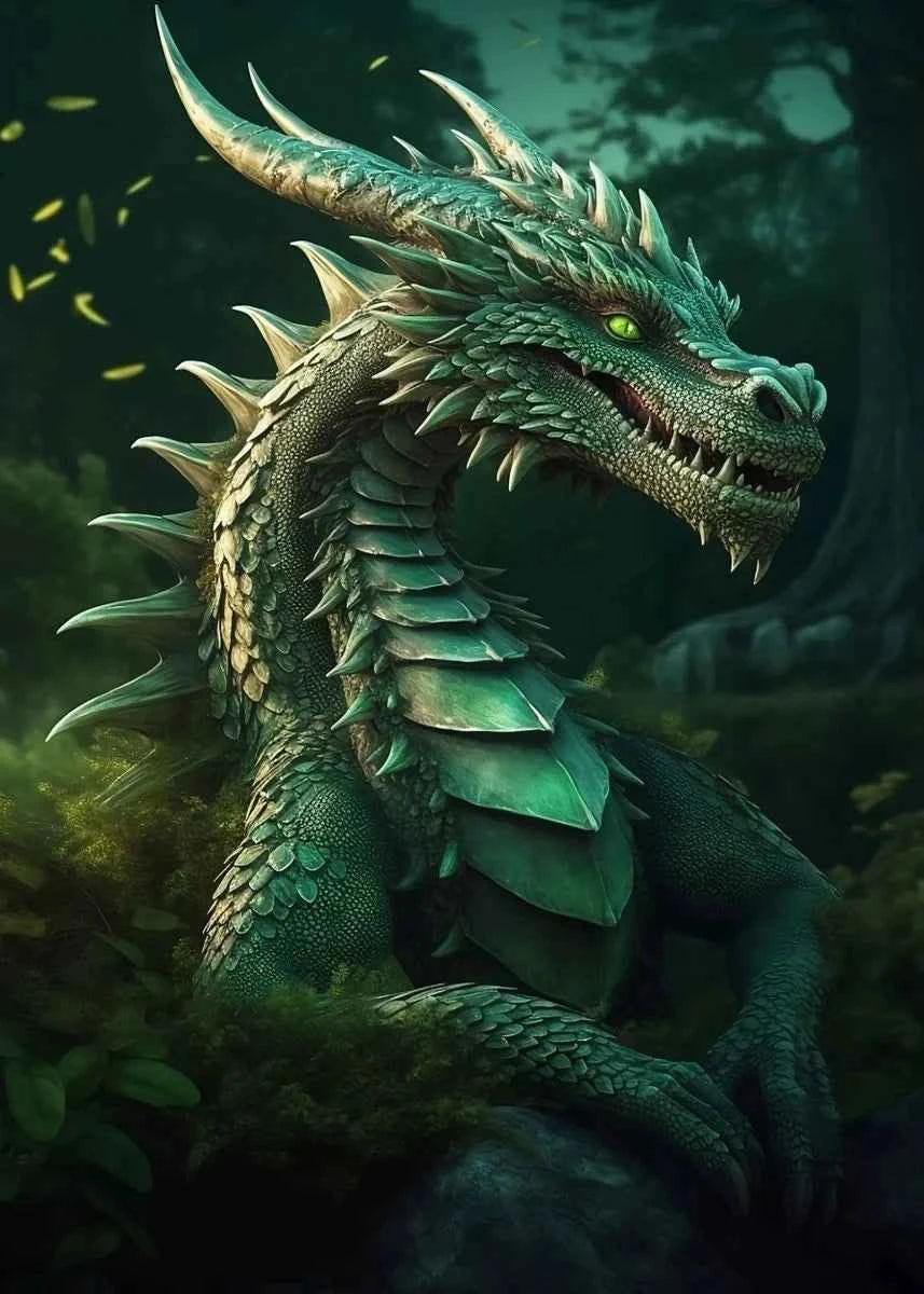 Fantasy Dragon Mythical Animal Posters and Prints
