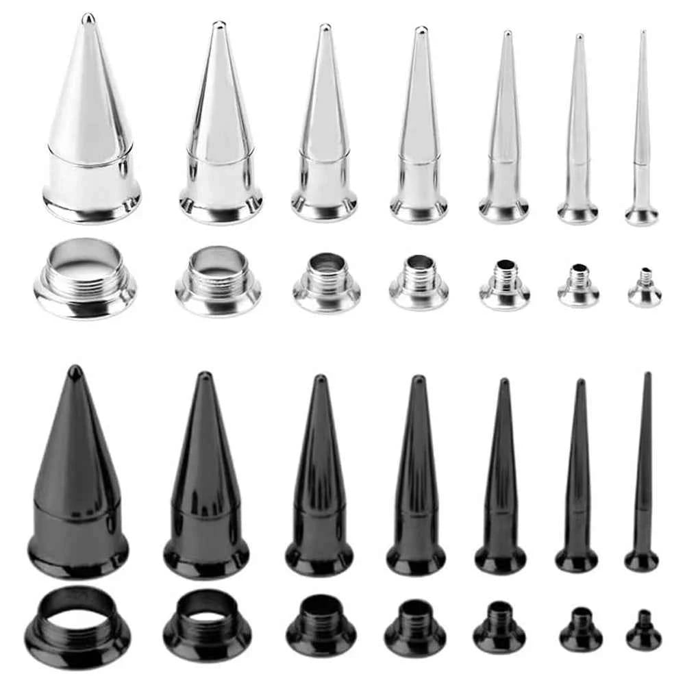 Steel Essence Ear Taper Kit - 2-in-1 Screw Fit Plug & Tunnel Expanders, 2-20mm Jewelry Gauges - Pedlar's Attic