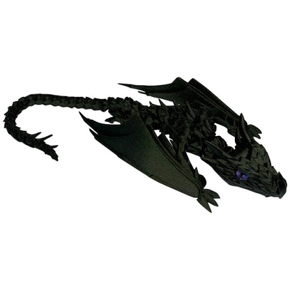 3d Printed Steam Technology Dinosaur Animal Toys Home Room Car Ornaments Joints Can Move Freely Steam Technology Flying Dragon - Pedlar's Attic