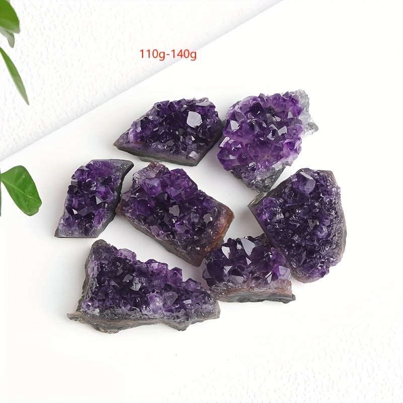 1pc Beautiful Brazilian Natural Amethyst Cave, Amethyst Cluster Amethyst Block Amethyst Fragments, Healing Crystals, DIY Faux Gemstones Amethyst Jewelry, Rough Knick-knacks Protected From Radiation,Home Aquarium Decoration,ho