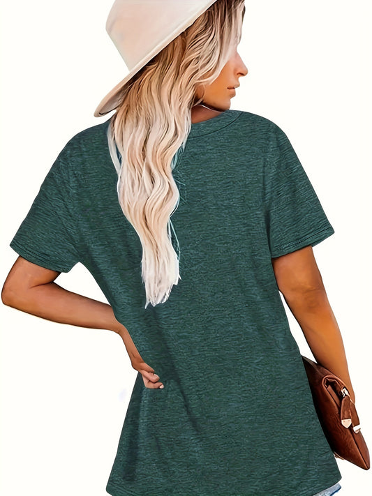 European and American Fashion Printed Women's T-shirt