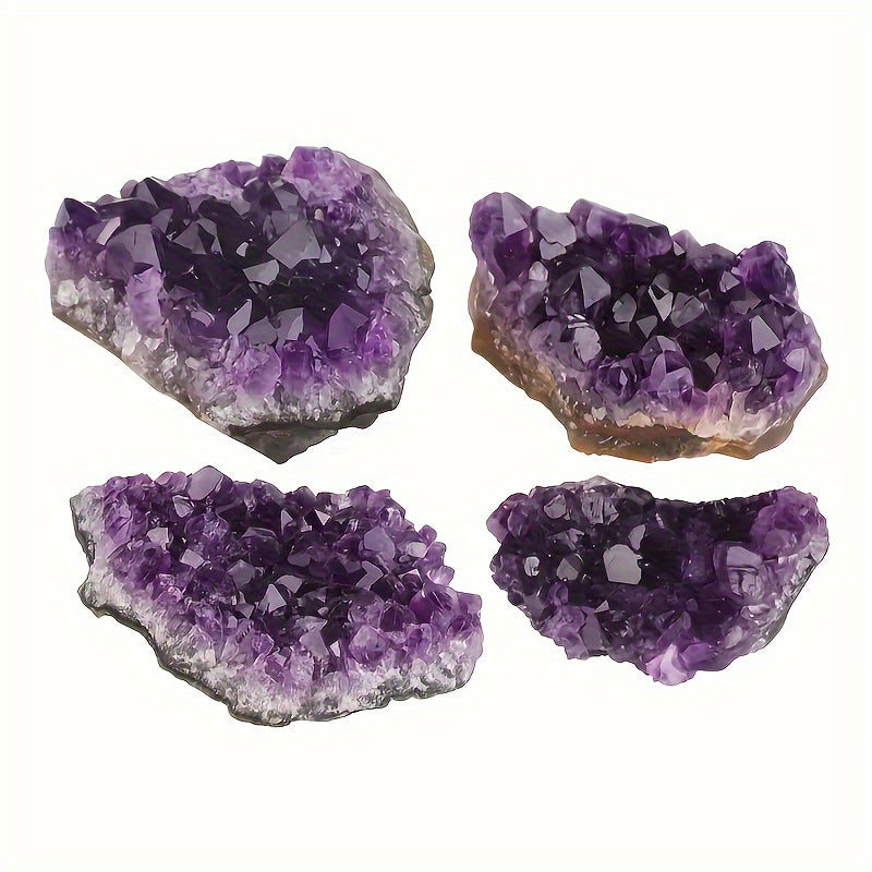 1pc Beautiful Brazilian Natural Amethyst Cave, Amethyst Cluster Amethyst Block Amethyst Fragments, Healing Crystals, DIY Faux Gemstones Amethyst Jewelry, Rough Knick-knacks Protected From Radiation,Home Aquarium Decoration,ho