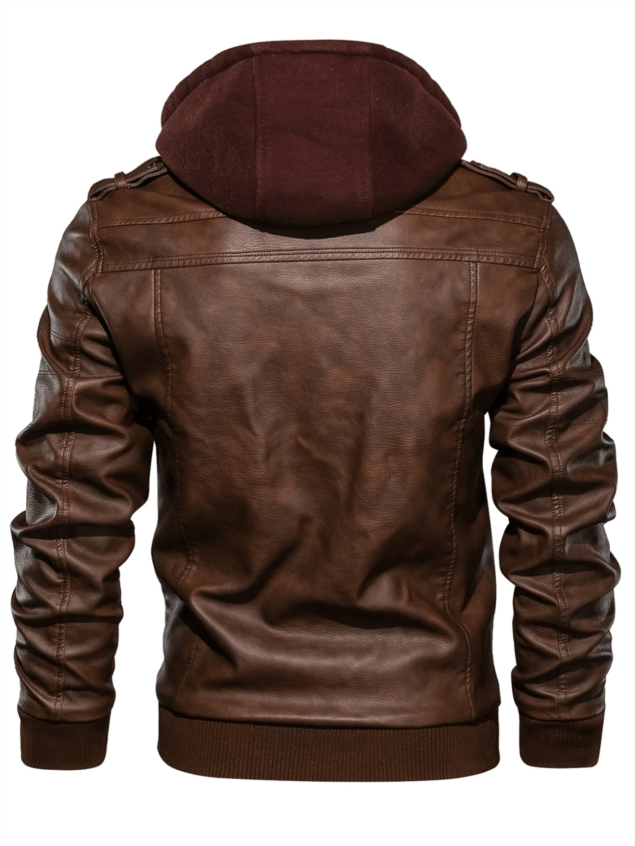 Men's Premium Hooded Jacket - Black, Regular Fit, Polyester Lining, Zip-Up, Multiple Pockets, Easy Care, Long Sleeve, Casual Style