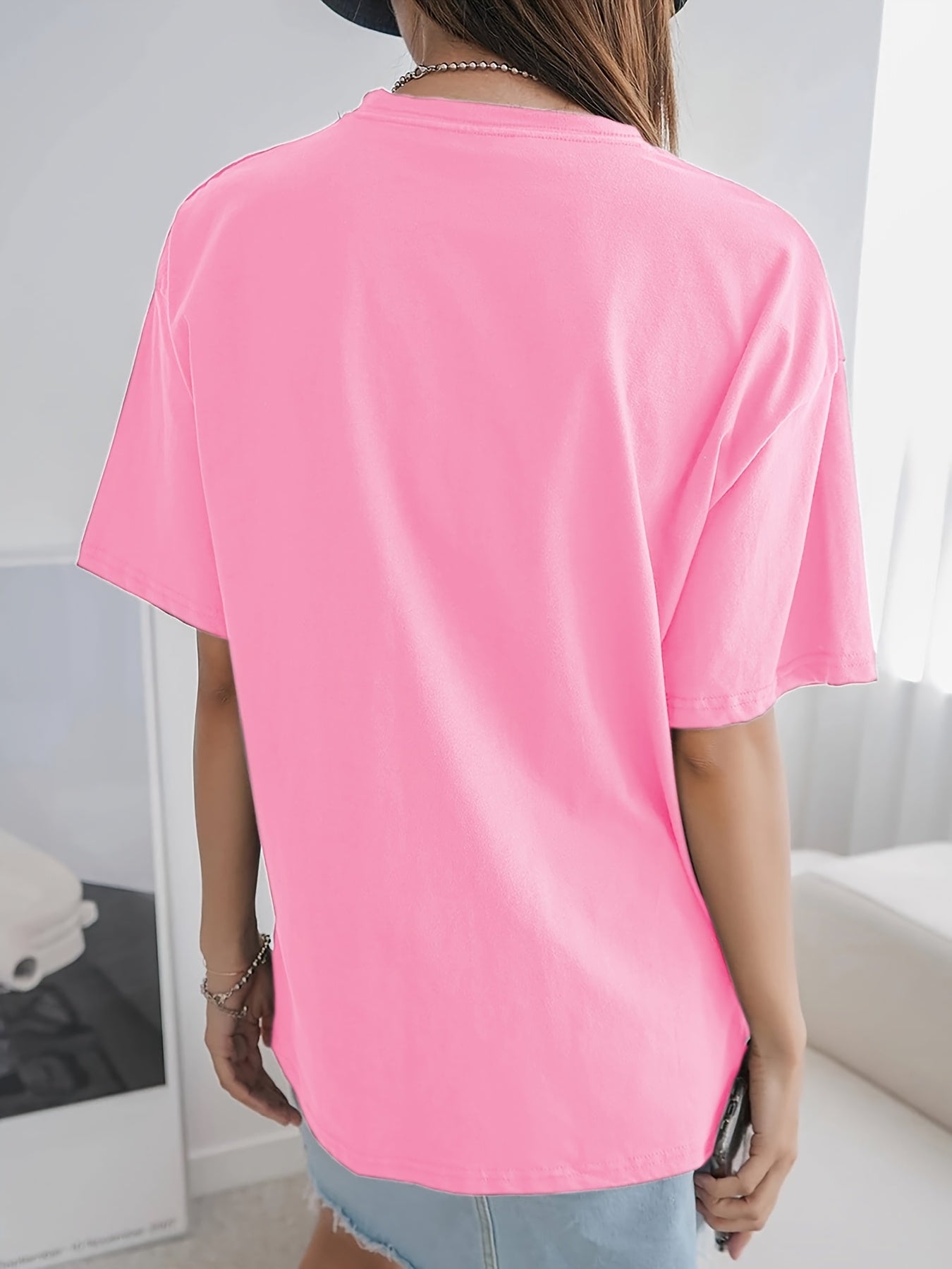 SOMETIMES TALK to MYSELF. THEN WE BOTH LAUGH AND LAUGH Printed Casual Round Neck Sports Women's T-shirt