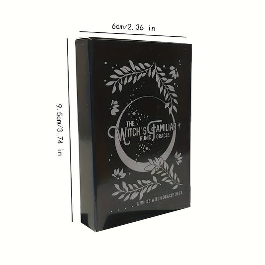 1 Set Unlock The Secrets Of The Witch's Familiar Oracle Tarot Cards, The Perfect Family Leisure & Party Entertainment Board Game, Gaming Gift