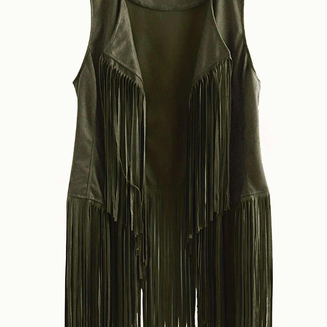 Bohemian Chic Fringe Hem Jacket - Flowy Open Front & Sleeveless - Perfect for Spring & Summer - Womens Boho Clothing Staple