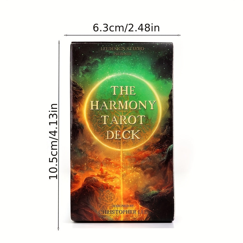 The Harmony Tarot Deck, Divination Table Games, Family Party Entertainment Game Cards, gaming gift