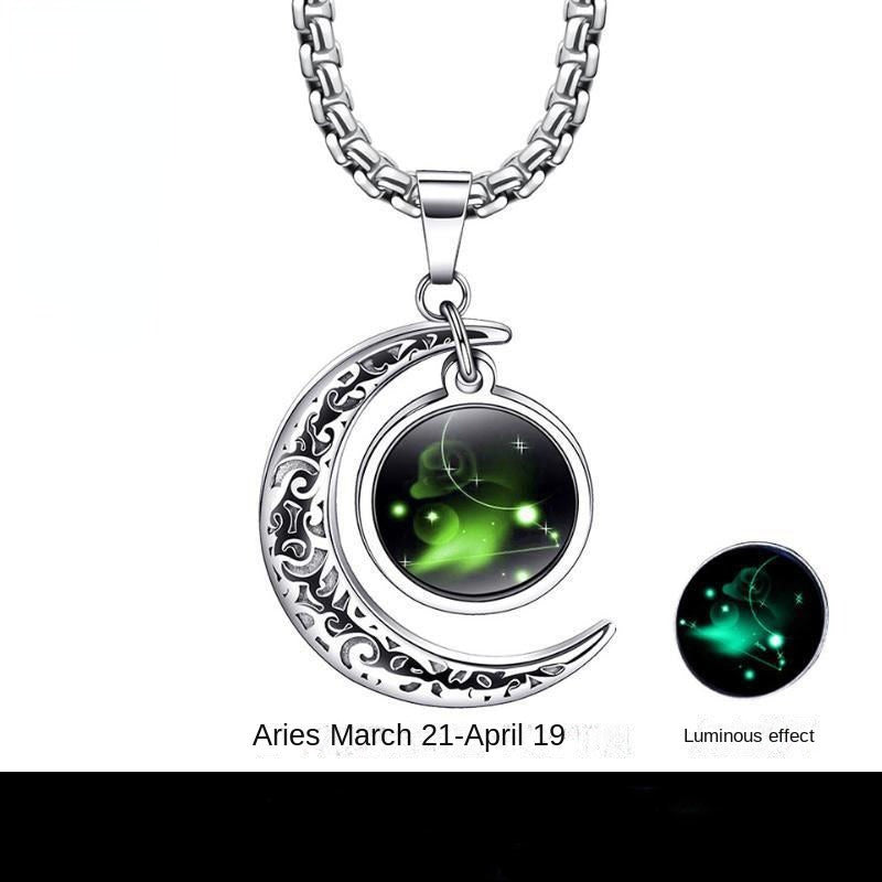 The Zodiac, Necklace for Men Stainless Steel Mens Necklaces Set Jewelry Gifts With Chain And Pendant, Multiple styles